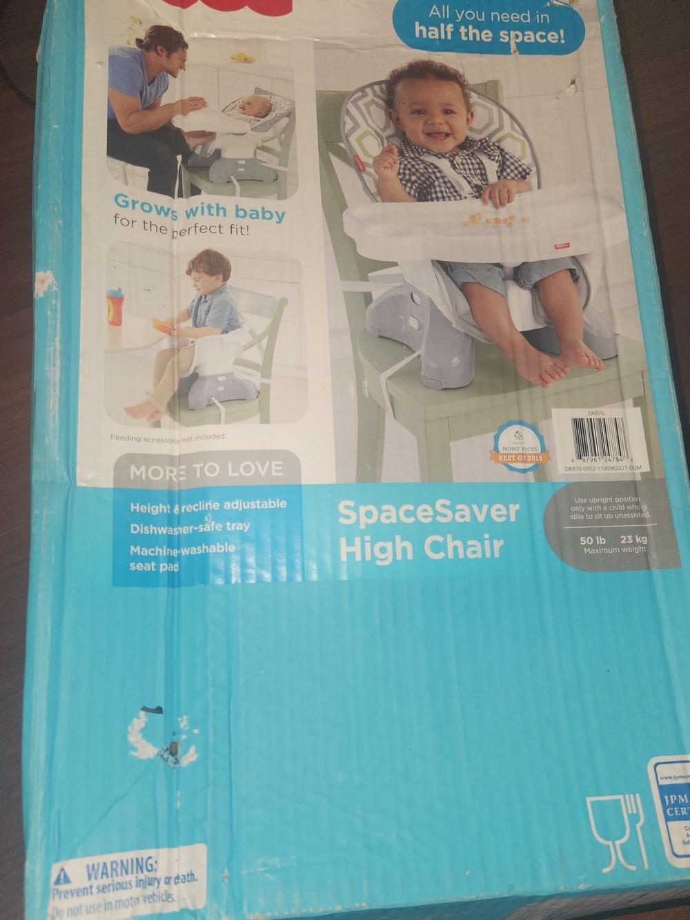 *New Fisher-Price SpaceSaver High Chair